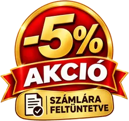 -5% akció – számlára feltüntetve